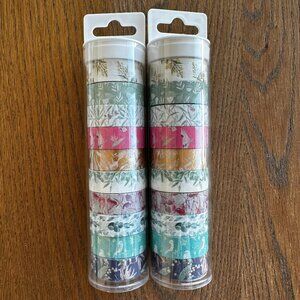 NWOT anko (Kmart Australia) Native Floral and Animals Washi Tape